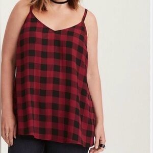 Torrid Red Buffalo Plaid Camisole